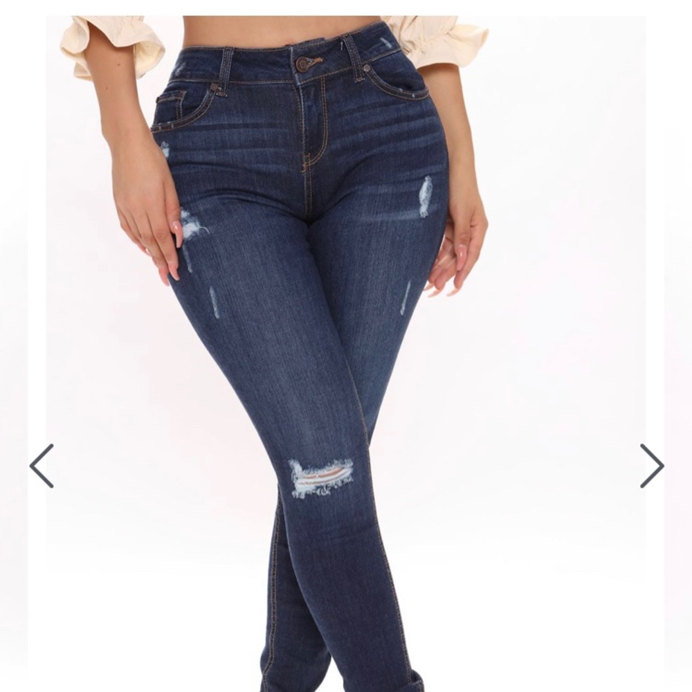 Fashion nova Zip Out Mid Rise Ankle Jeans